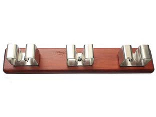 appendiscopa lux noce con 3 ganci acciaio inox - mm.260x50h. cod:ferx.fer108027