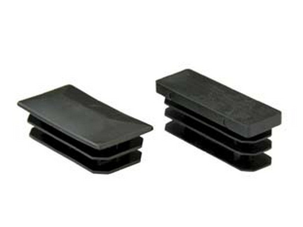 puntali alettati interni per tubo rettangolare - mm.40x80x28h. base piatta cod:ferx.fer109789