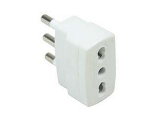 adattatore riduzione 2p+t bianca - spina 16a e presa 10/16a bianca cod:ferx.fer109192