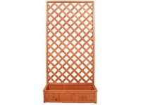 traliccio in legno con fioriera - cm.100x200h. cod:ferx.fer109338