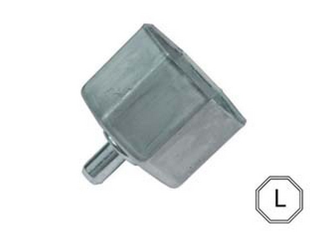 calotta ottagonale liscia perno avvolgibili perno  mm12, calotta cod:ferx.fer110648