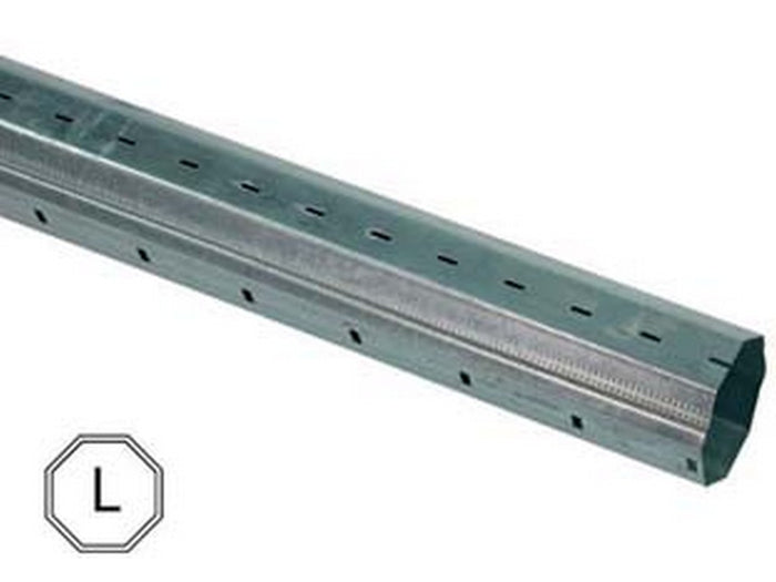 rullo ottagonale liscio ø mm.60 per avvolgibili - mt.2,2 cod:ferx.fer50043