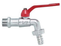 20pz rubinetto a sfera con maniglia a leva - m 1/2" con portagomma f 3/4" cod:ferx.fer112819