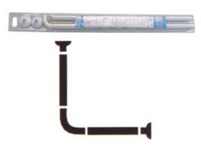 1blister telaio reggitenda ad angolo per doccia - cm.80x80 cod:ferx.fer114042