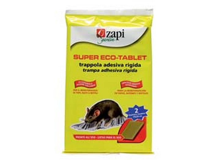 colla per topi super eco-tablet - busta con 2 tavolette adesive da cm.20x30 cod:ferx.fer114080