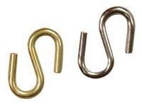 ganci "s" appendiquadri - filo ø mm.2,4 ferro nichelato cod:ferx.fer118286