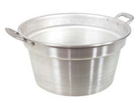 caldara in alluminio senza coperchio - ? cm.52x30h. cod:ferx.fer119030