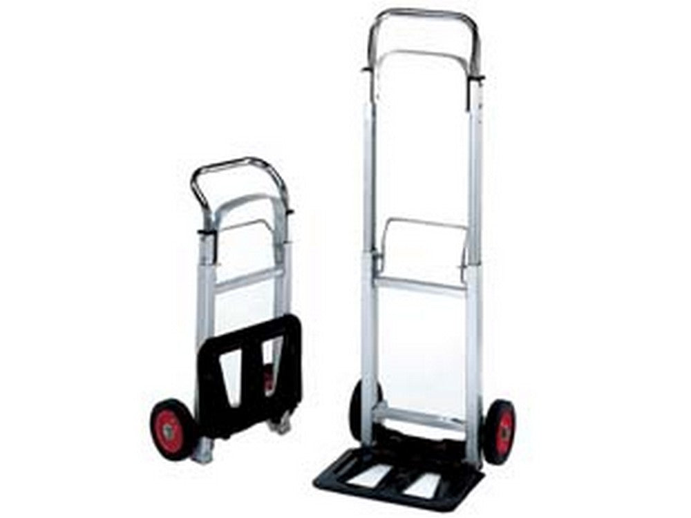 carrello portacasse telescopico in alluminio portata kg.90 cod:ferx.fer120609