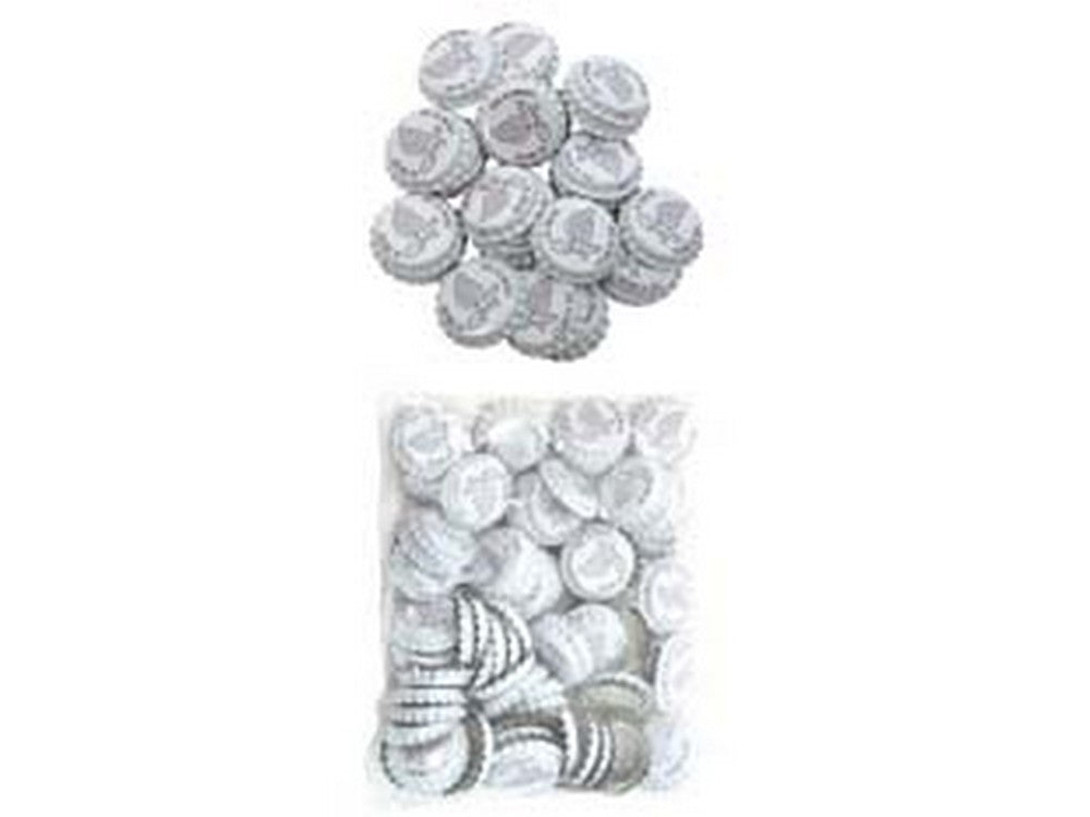 20blister tappo a corona litografato per uva - ? mm.26,5 in busta da pz.100 cod:ferx.fer454827