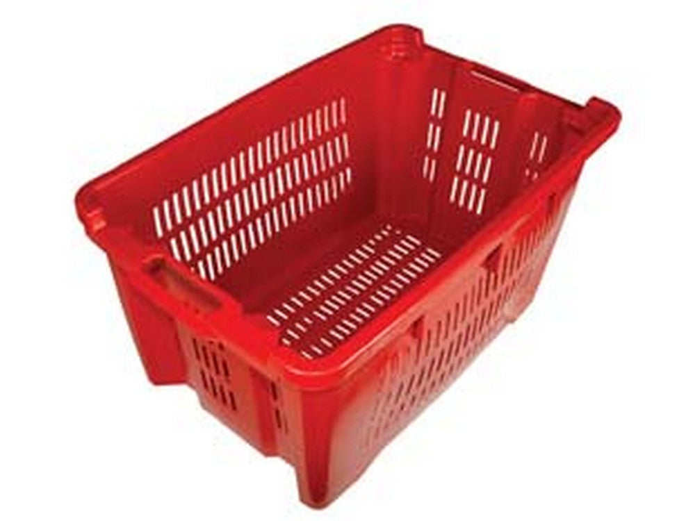 cesta ortofrutta tutta forata impilabile - lt.40 cm.56x35x31h. cod:ferx.fer122115