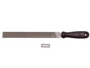 lime piatte parallele con manico plastica - 6" mm.150 taglio mezzo dolce cod:ferx.fer19460