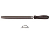 lime mezze tonde con manico plastica - 8" mm.200 taglio mezzo dolce cod:ferx.fer19538