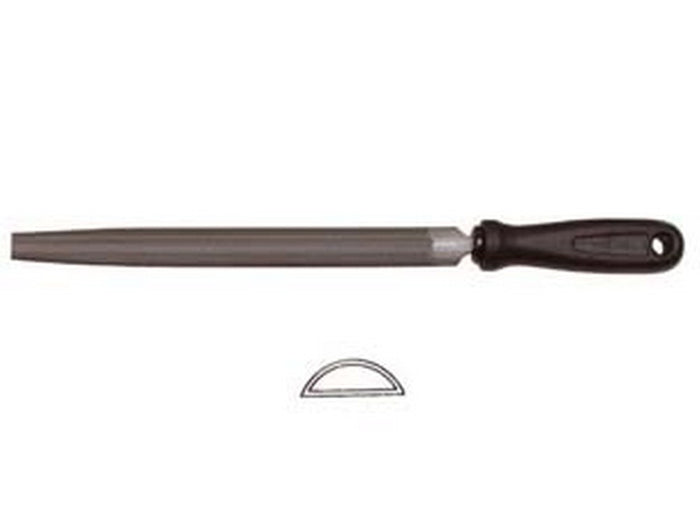 lime mezze tonde con manico plastica - 8" mm.200 taglio bastardo cod:ferx.fer124959