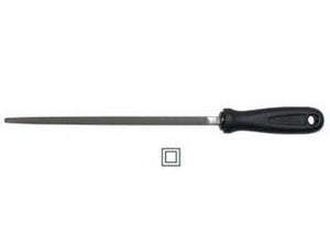 lime quadre con manico plastica  - 8" mm.200 taglio bastardo cod:ferx.fer125024