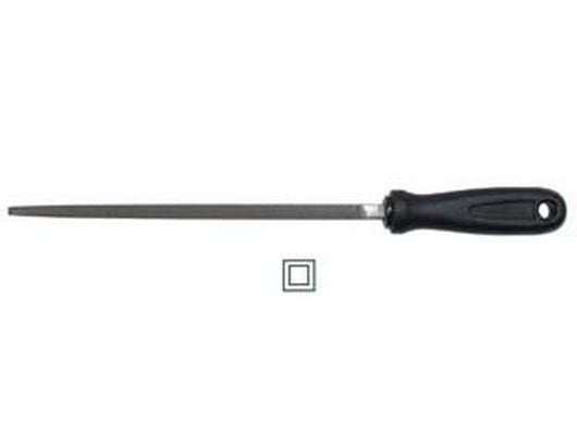 lime quadre con manico plastica  - 8" mm.200 taglio bastardo cod:ferx.fer125024