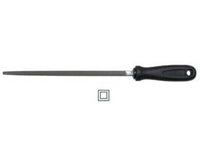 lime quadre con manico plastica  - 6" mm.150 taglio bastardo cod:ferx.fer125017