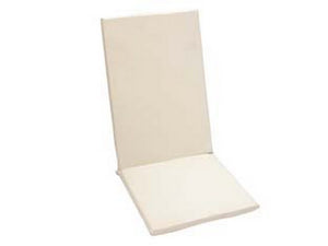 cuscino imbottito con schienale alto - cm.42x45x68h. spessore cm.4 cod:ferx.fer127806