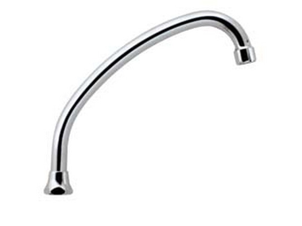 canna lavello "jota" in ottone cromato - cm.20x ? mm.18 cod:ferx.fer129503