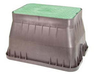 pozzetto pvc rettangolare con coperchio - mm.520x400x320h - 12" cod:ferx.fer129558
