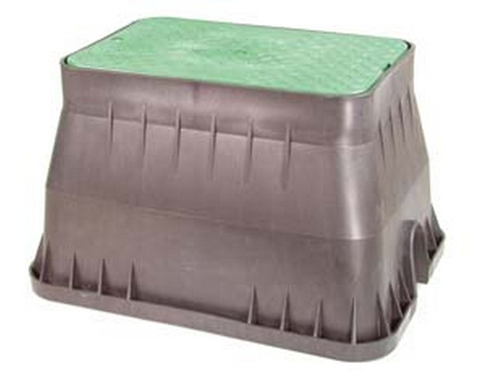 pozzetto pvc rettangolare con coperchio - mm.670x490x330h - 20" cod:ferx.fer282970
