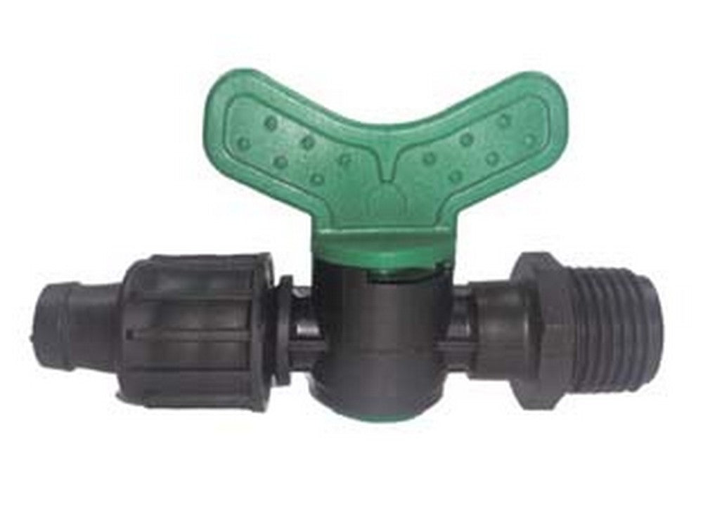 valvola "tape" maschio attacco rapido polipropilene  mm17xm 3/4" cod:ferx.fer129749