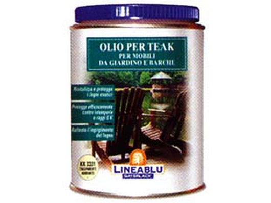 olio per teak rivitalizzante per mobili da giardino e barche - kk 3331 trasparente ambrato ml.750 cod:ferx.fer132350