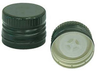 tappo in metallo per bottiglia marasca mm.31,5 con versatore - mm.31,5x24h. cod:ferx.fer133012