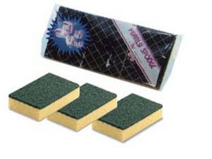spugna abrasiva con fibra verde  cod:ferx.fer135115