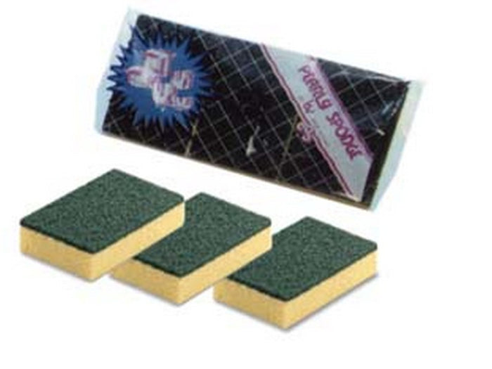 spugna abrasiva con fibra verde  cod:ferx.fer135115