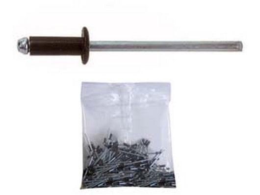 10blister rivetti in alluminio testa di moro - ? mm.3,4x7 cod:ferx.fer135481