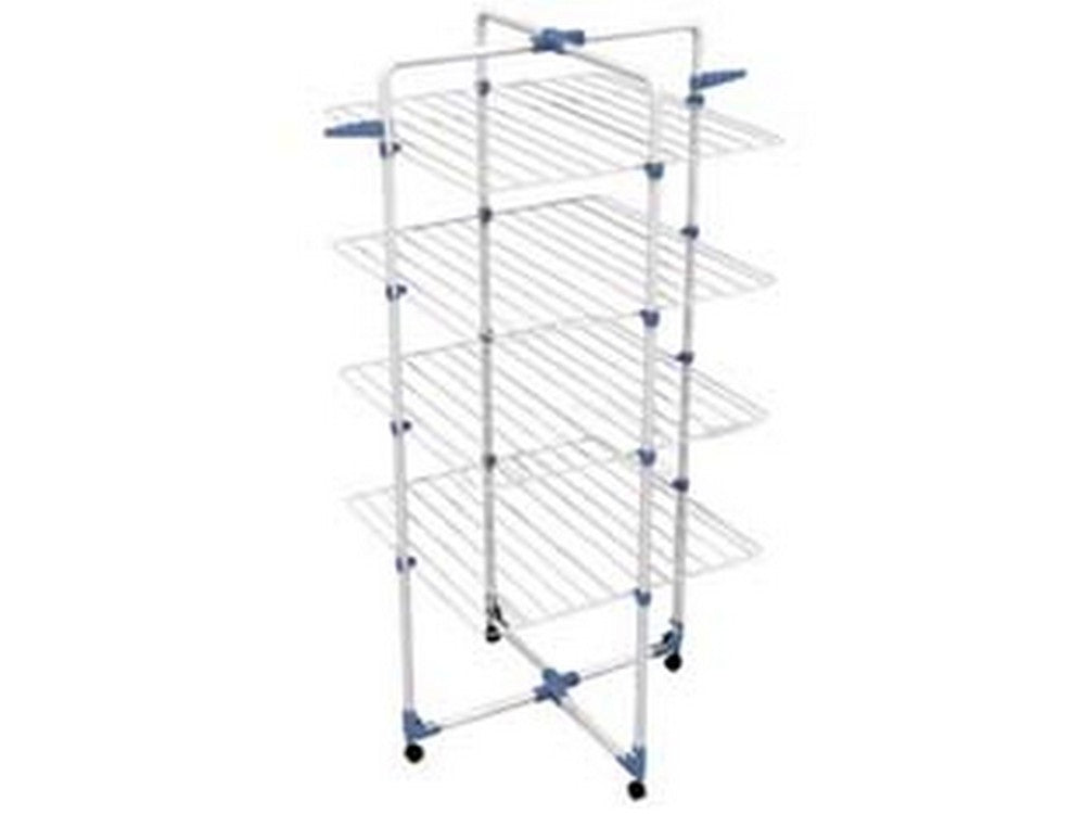 stendibiancheria "modular 4" 4 piani in acciaio trattato mt.40 - cm.71x71x168,5h. cod:ferx.fer136686