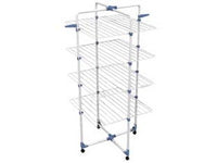 stendibiancheria "modular 4" 4 piani in acciaio trattato mt.40 - cm.71x71x168,5h. cod:ferx.fer136686