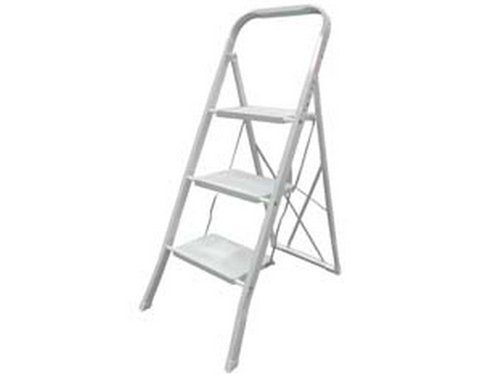 sgabello in acciaio - 2 gradini cm.45x3x90h. cod:ferx.fer138499