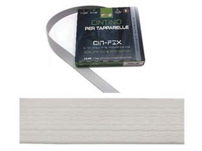 1matasse cintino pvc per avvolgibili bianco in matassine - mt.5,5x mm.22h. in matassima cod:ferx.fer138680