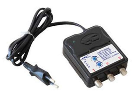 1blister amplificatore regolabile retro tv uhf+vhf 25db - 2 out attacco f cod:ferx.fer140706