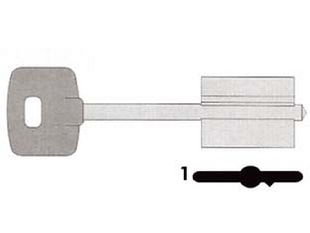 chiavi doppia mappa 00122 - 00122001 dx (tipo silca 5cs2p) cod:ferx.fer143196