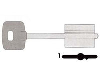 chiavi doppia mappa 00122 - 00122001 dx (tipo silca 5cs2p) cod:ferx.fer143196