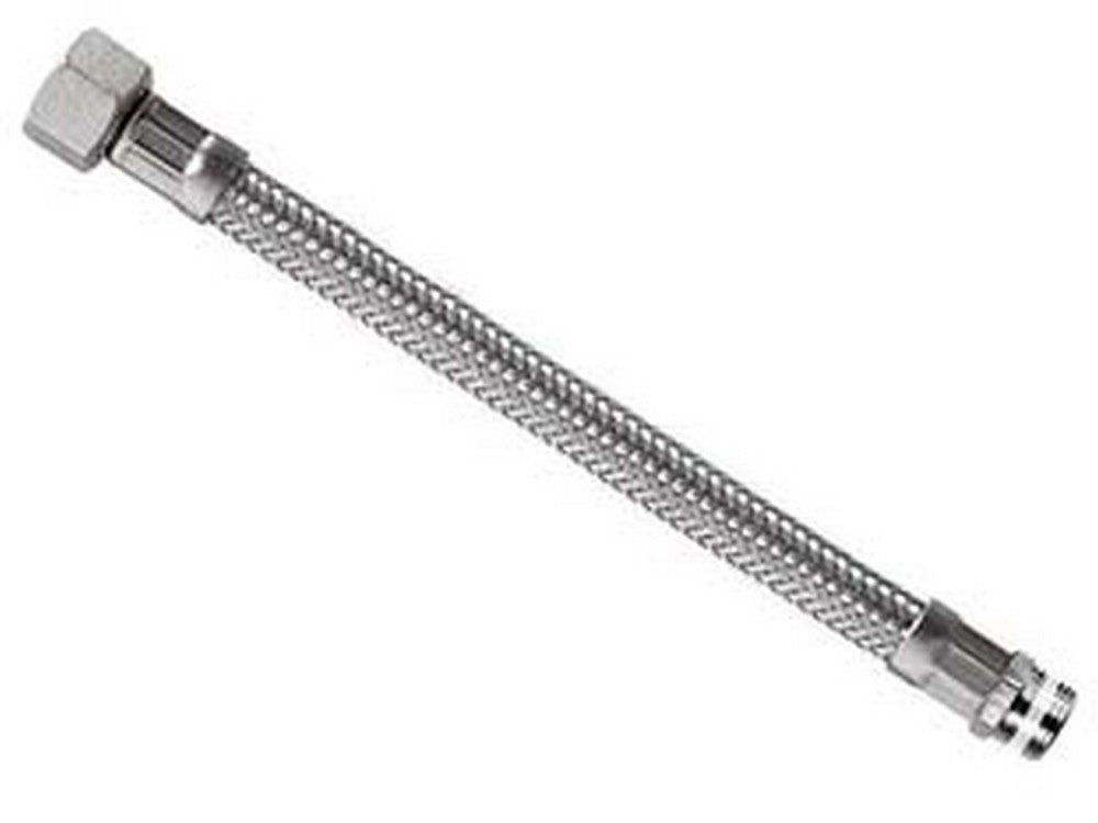 flessibile inox parigi m3/8 - f1/2 "flexcore" - m 3/8" f 1/2" cm.40 cod:ferx.fer144025