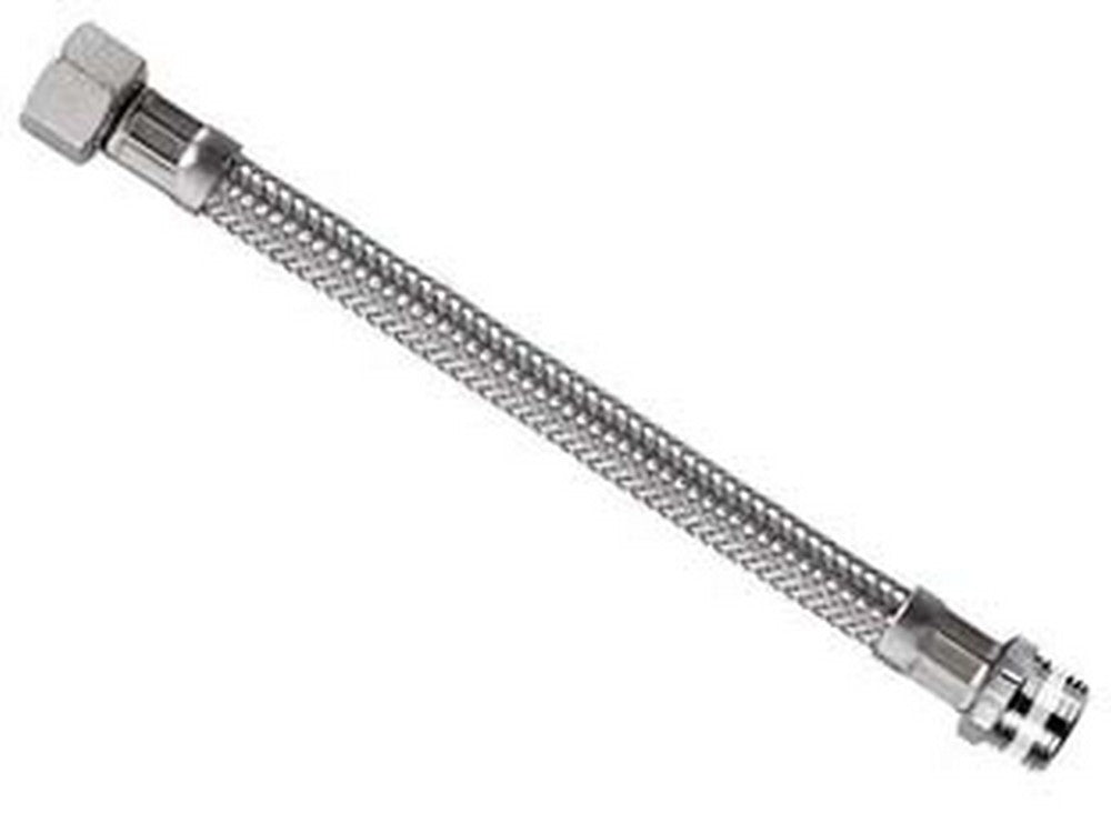 flessibile inox parigi m1/2 - f1/2 "flexcore" - m 1/2" f 1/2" cm-30 cod:ferx.fer144063