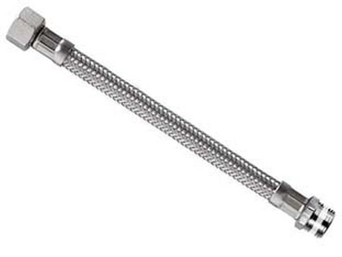 flessibile inox parigi m1/2 - f1/2 "flexcore" - m 1/2" f 1/2" cm.40 cod:ferx.fer144087