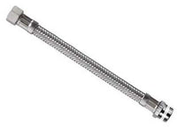 flessibile inox parigi m1/2 - f3/8 "flexcore" - m 1/2" f 3/8" cm.35 cod:ferx.fer144131