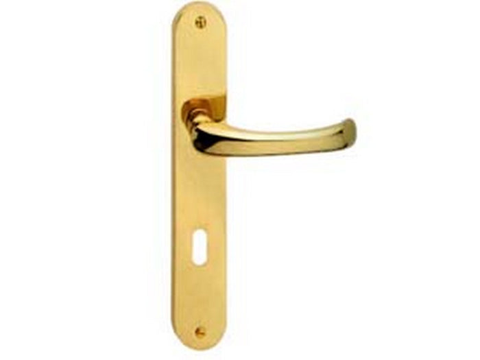 maniglia rio con placca in ottone - mm.90 foro normale cod:ferx.fer145350