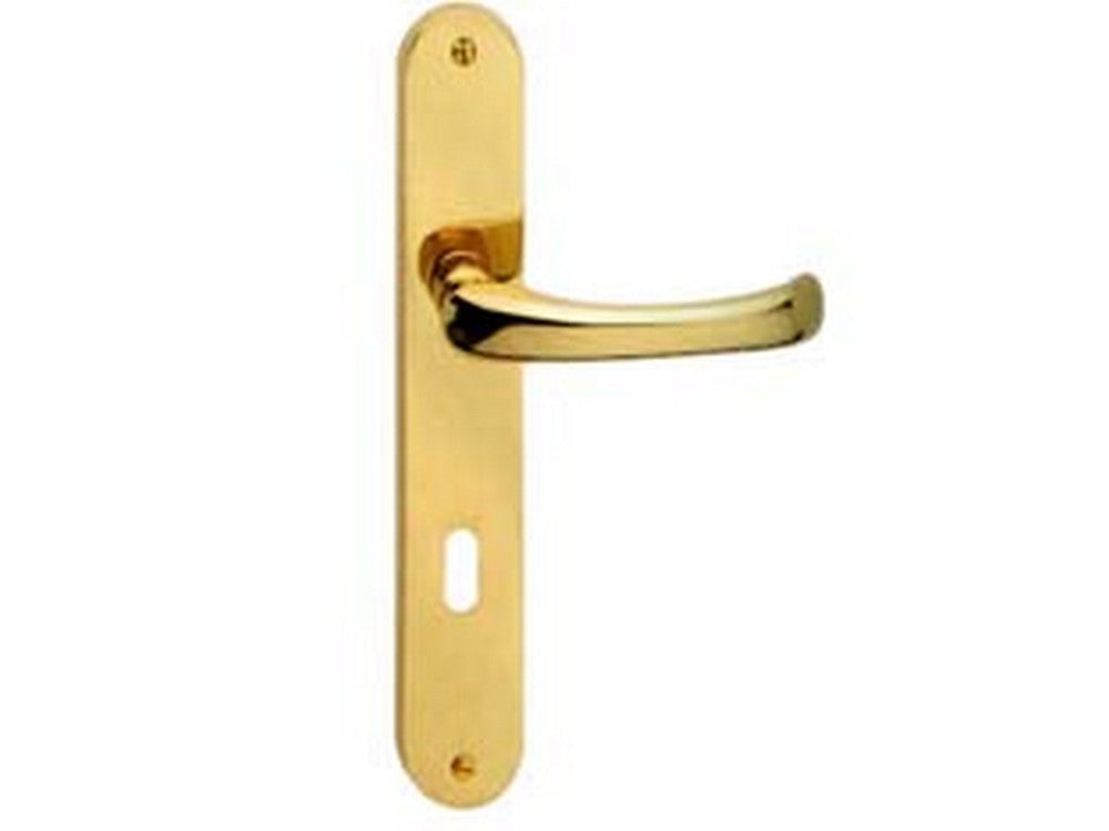 maniglia rio con placca in ottone - mm.70 foro normale cod:ferx.fer444262