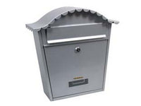 cassetta postale portariviste sagomata per esterni grigia - cm.36x13x36h. - colore grigio cod:ferx.fer145763