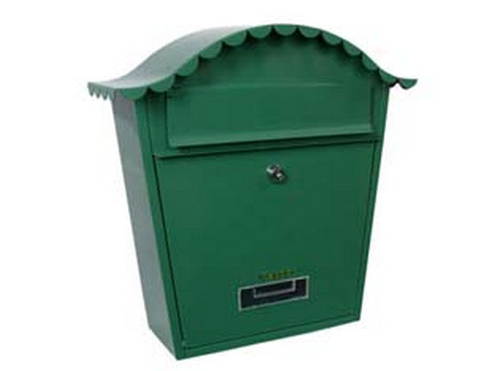 cassetta postale portariviste sagomata per esterni verde - cm.36x13x36h. - colore verde cod:ferx.fer145770