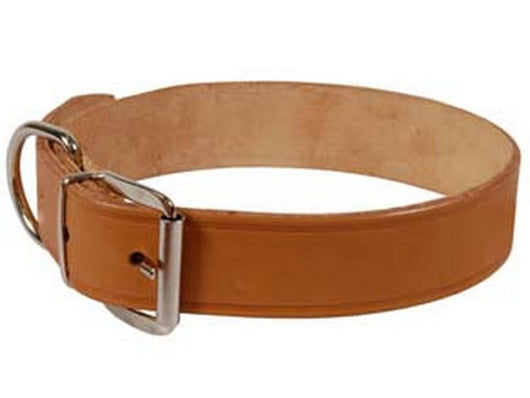 collare cani cuoio extra naturale finta cucitura cm51x2,5 cuoio cod:ferx.fer146135