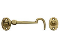 gancio fermapersiane ottone pesante snodato con incontro - mm.50 cod:ferx.fer147231