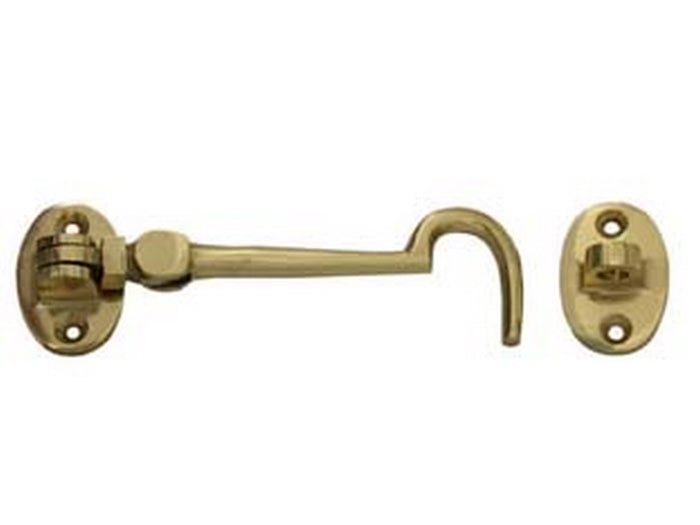gancio fermapersiane ottone pesante snodato con incontro - mm.50 cod:ferx.fer147231