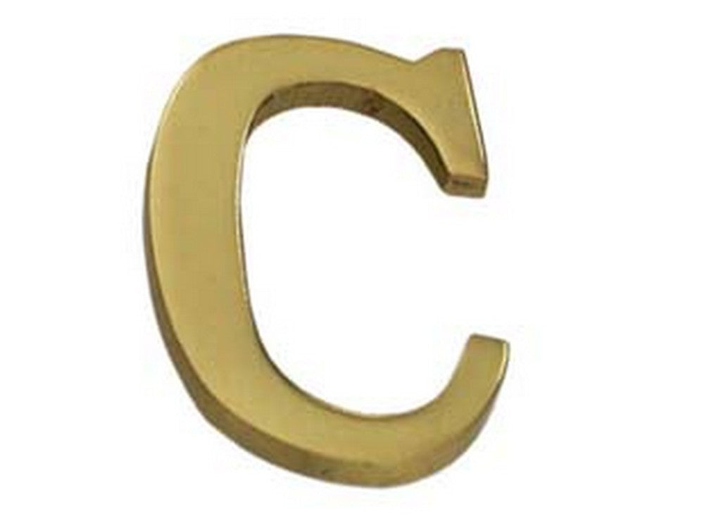 lettera alfabeto "c" in ottone lucido cod:ferx.fer147453