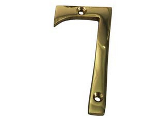 numero civico "7" inglese in ottone lucido cod:ferx.fer147538